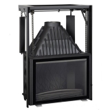Чугунная каминная топка Invicta Hearth 800 Large Angle with lifting door